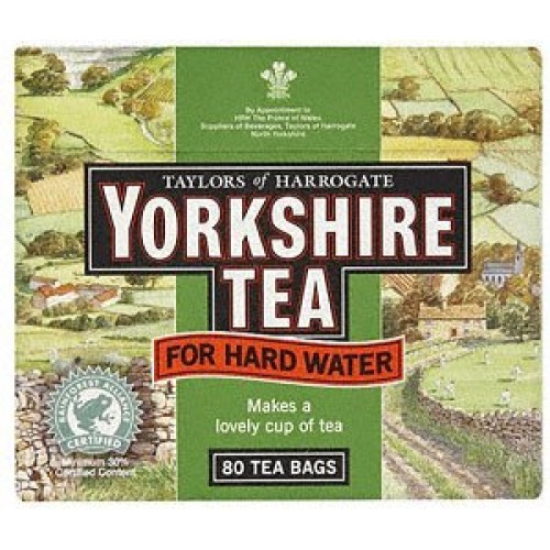 Yorkshire Tea Bags Hard Water 2 X 80 Pack