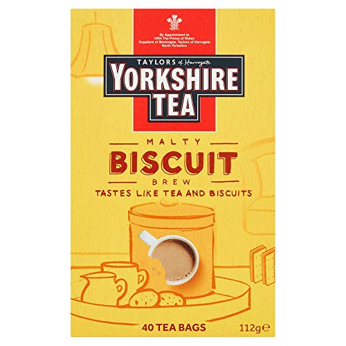 Yorkshire Tea Biscuit Brew 40 Tea Bags 100G Yorkshire Tea Biscu