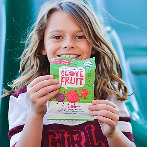 YOU LOVE FRUIT – SUPERBERRY All Natural Fruit Snacks, Healthy Sn...