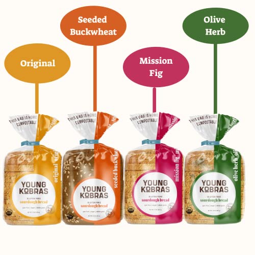Young Kobras Organic, Gluten-Free Original Sourdough Bread 2-pa...