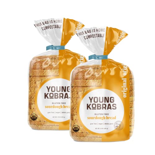 Young Kobras Organic, Gluten-Free Original Sourdough Bread 2-pa...