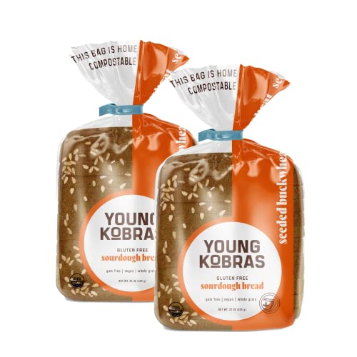 Young Kobras Organic, Gluten-Free Seeded Buckwheat Sourdough Bre...