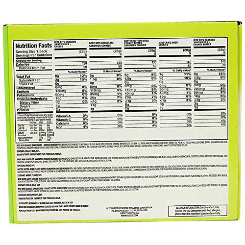 Variety Crackers Snack Bulk Packs - Honey Maid - Cheeze It - Gol