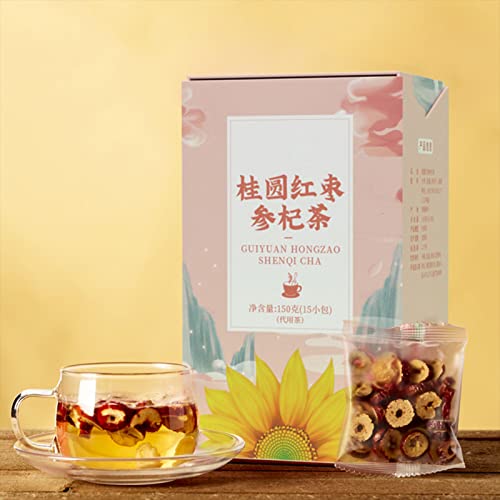 Eight Treasures Tea, 180g 12gx15 Bags Herbal Tea Longan Red Date...