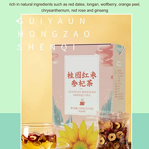 Eight Treasures Tea, 180g 12gx15 Bags Herbal Tea Longan Red Date...