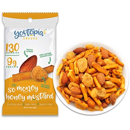 Youtopia Snacks Delicious 130-Calorie Snack Packs, High-Protein