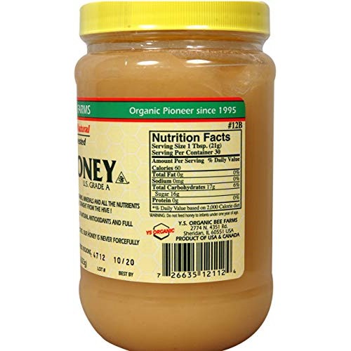 Y.S. Eco Bee Farms Raw Honey - 22 Oz