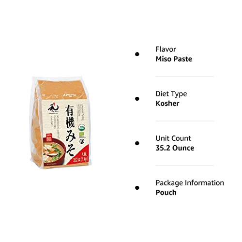 YUHO Organic Miso Paste, Vegan Gluten-Free Kosher No Preservativ...