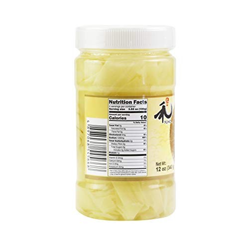 Yuho Pickled Sushi Ginger 24 Oz Japanese White Gari Sushi Ginger