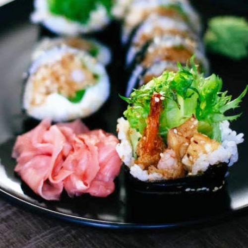 Yuho Pickled Sushi Ginger, Japanese Pink Gari Sushi Ginger Fat F