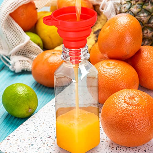 YULEER 24pcs 16oz Plastic Bottles with Caps, Take Out Bottles wi...