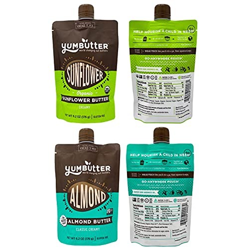 Nut Butter Rainbow Variety Pack by Yumbutter, Superfood Almond, ...