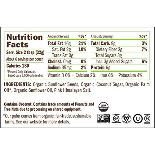 Organic Sunflower Butter by Yumbutter, Creamy Seed Butter, USDA ...