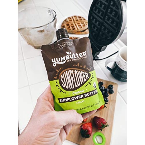 Organic Sunflower Butter by Yumbutter, Creamy Seed Butter, USDA ...