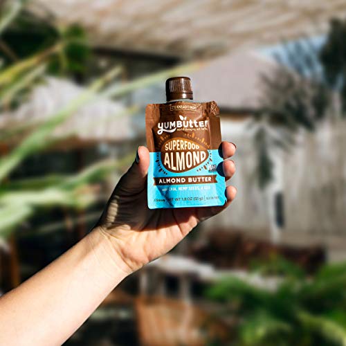 Superfood Almond Butter Packets By Yumbutter, Individual Snacks,