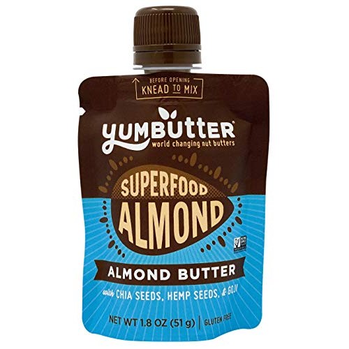 Superfood Almond Butter Packets By Yumbutter, Individual Snacks,