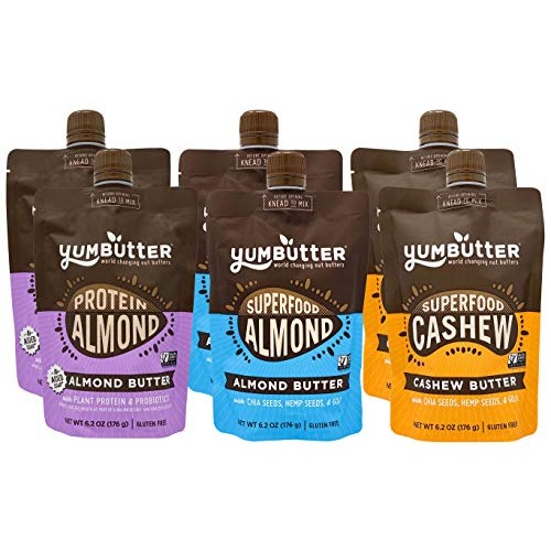 Nut Butter Best Seller Variety Pack By Yumbutter, Superfood Almo