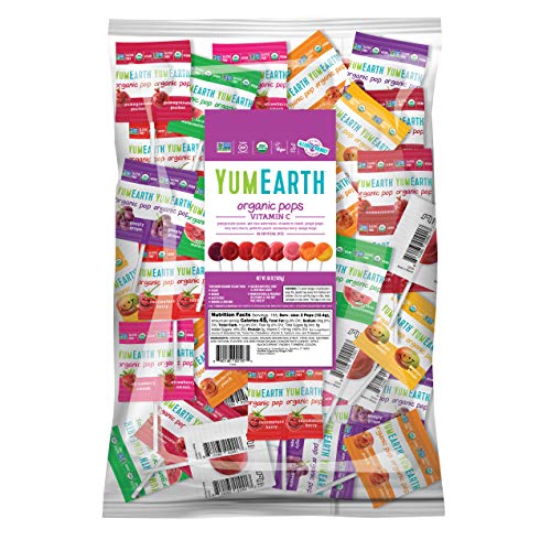 Yumearth Organic Vitamin C Lollipops, Assorted Flavors, 80 Ounce