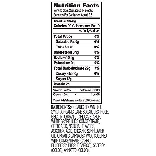 Yumearth Gummy Bears, Assorted Flavors, 2.5 Oz Bag