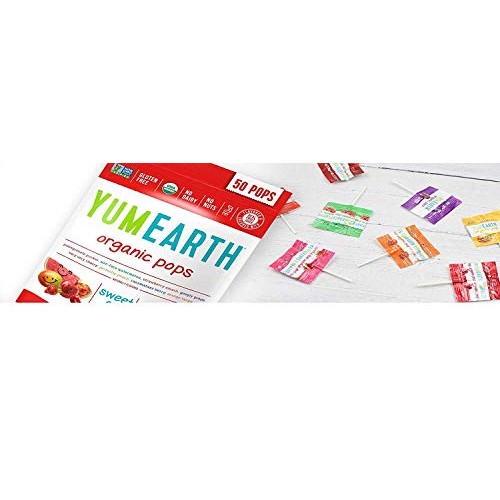 Yumearth Organic Lollipops, Assorted Flavors, 50 Lollipops 3 Pa