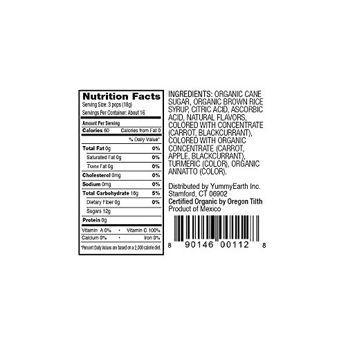 Yumearth Organic Lollipops, Assorted Flavors, 80 Ounce Pack Of 1