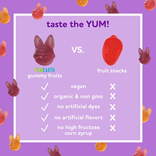 YumEarth Spring Fruit Gummy Snack Packs, 10 Count - Allergy Frie...