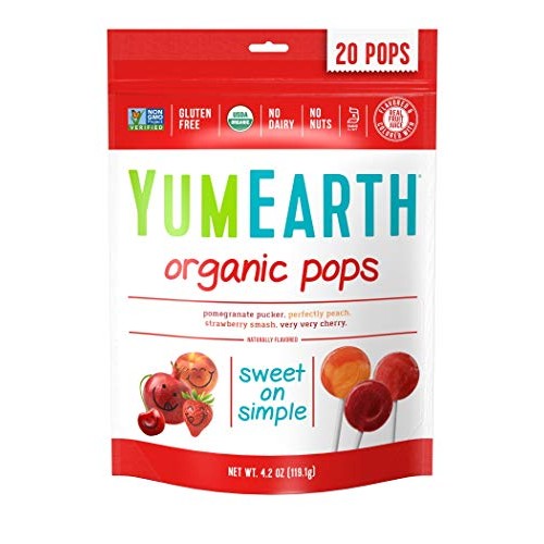 Yumearth Organic Lollipops, 4.2 Ounce Packaging May Vary