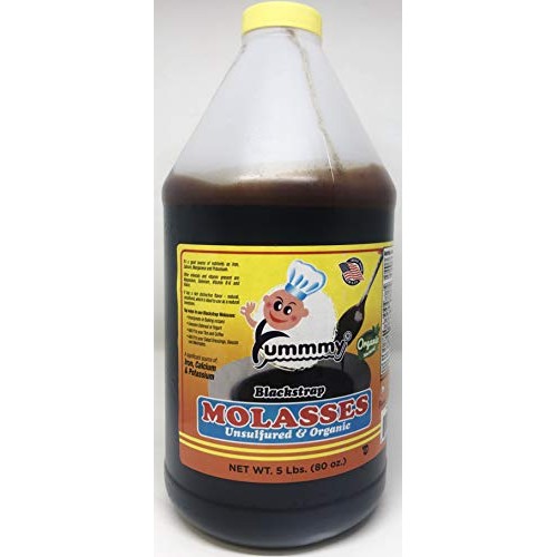 Blackstrap Molasses Yummmy 5 Lbs, Kosher Certified, Bpa Free Con