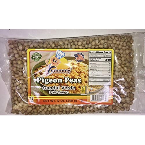 Pigeon Peas, Gandules Secos, Pois Congo, 12 Oz Dried Peas, Koshe