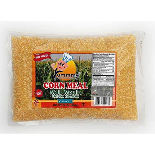 Yummmy Cornmeal Coarse 24 Oz, Kosher Certified, Gluten Free
