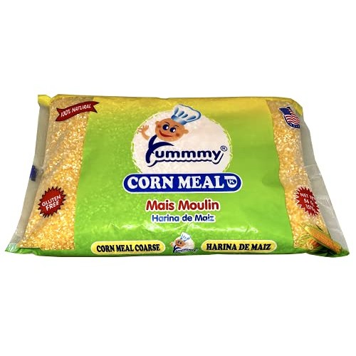 Yummmy Cornmeal Coarse Grind - Harina de Maíz Molido Grueso, 3.5...
