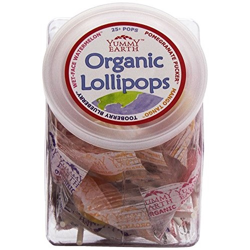 Yumearth Organic Fruit Lollipops, 6 Ounce Container