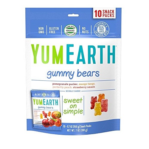 Yumearth Organic Gummy Bears, 10 Count