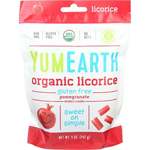 Yummyearth Licorice Pomegranate Gf Org 5Oz