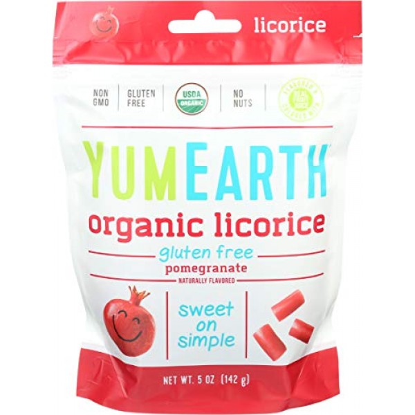 Yummyearth Licorice Pomegranate Gf Org 5Oz