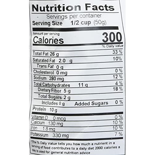 Yupik Lemon Pepper Almonds, 1 Lb, Zesty Flavored Roasted Nuts, N