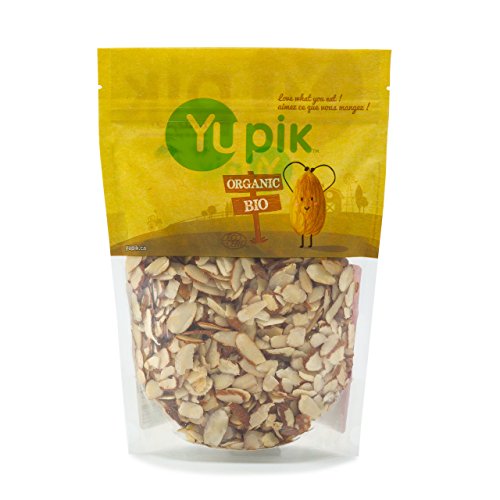 Yupik Nuts, Organic, Natural Sliced Almonds, 1 lb, Non-GMO, Vega...