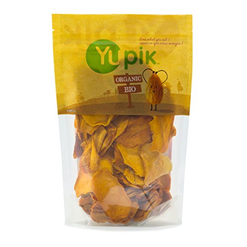 Yupik Organic Dried Sliced Mango, 1 Lb