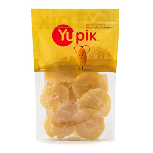Yupik Sulfite Free Dried Pineapple Rings, 2.2Lb