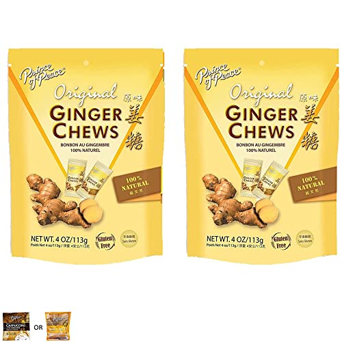Z. Emma Ginger Chews Candy Original Flavo 4oz--Natural Candy,Swe...