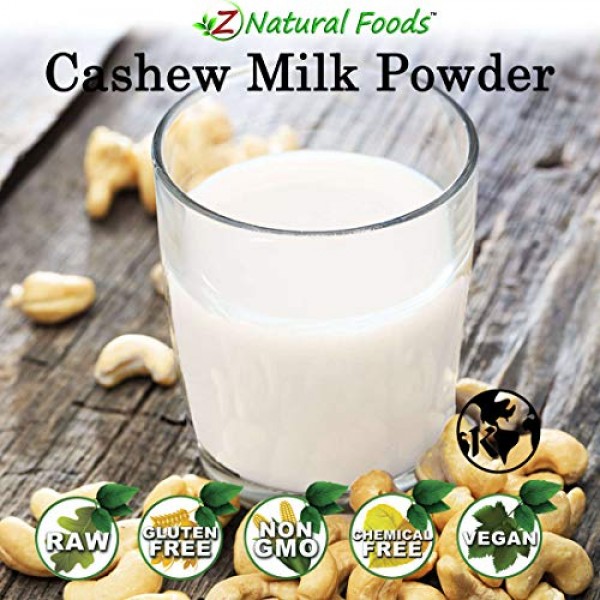 Cashew Milk Powder - Unsweetened & Unflavored - All Natural Milk...