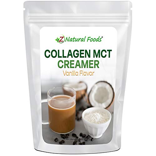 Collagen Mct Oil Creamer - Vanilla Flavor - For Coffee, Tea, Sha