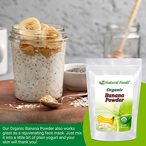 Organic Banana Powder - Fruit Supplement For Smoothies, Desserts