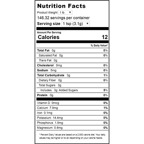 Organic Coconut Palm Sugar - Great For Desserts, Baking, Coffee,