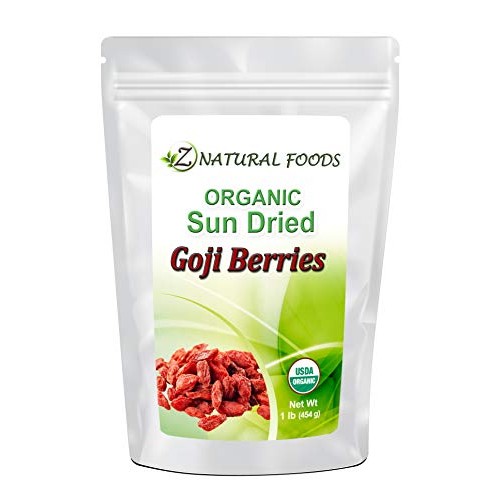 Organic Goji Berries - Premium Quality - Raw &Amp; Sun Dried - Perfe