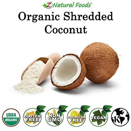 Organic Shredded Coconut - Unsweetened Macaroon Cut - Finely Cut