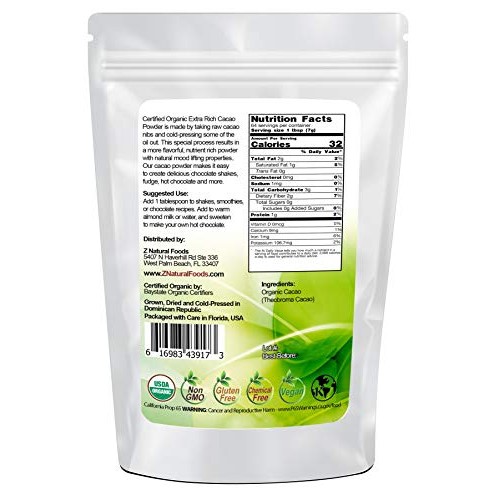 Premium Organic Cacao Powder - Extra Rich &Amp; Incredibly Flavorful