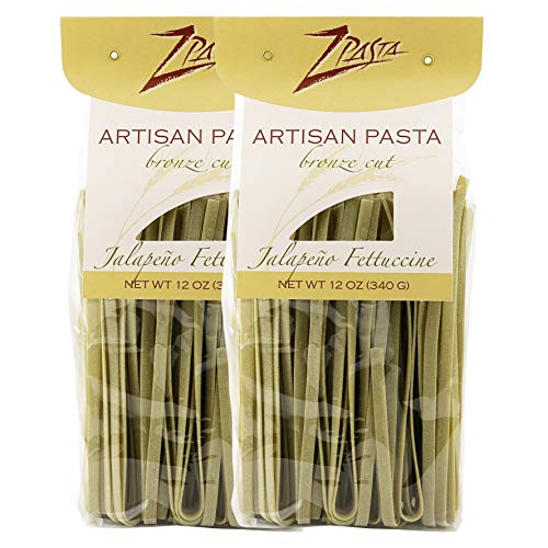 Zpasta Jalapeno Fettuccine - Bronze Cut Artisan Pasta 12 Oz 2 P