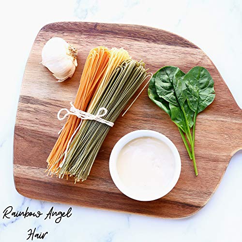 Zpasta Rainbow Angel Hair - Bronze Cut Artisan Pasta 12 Oz 4 Pack