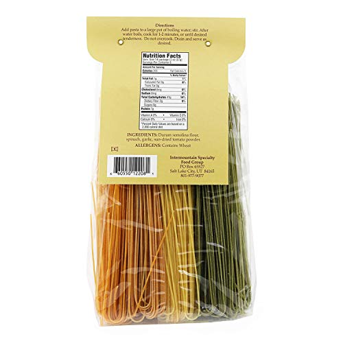 Zpasta Rainbow Angel Hair - Bronze Cut Artisan Pasta 12 Oz 4 Pack